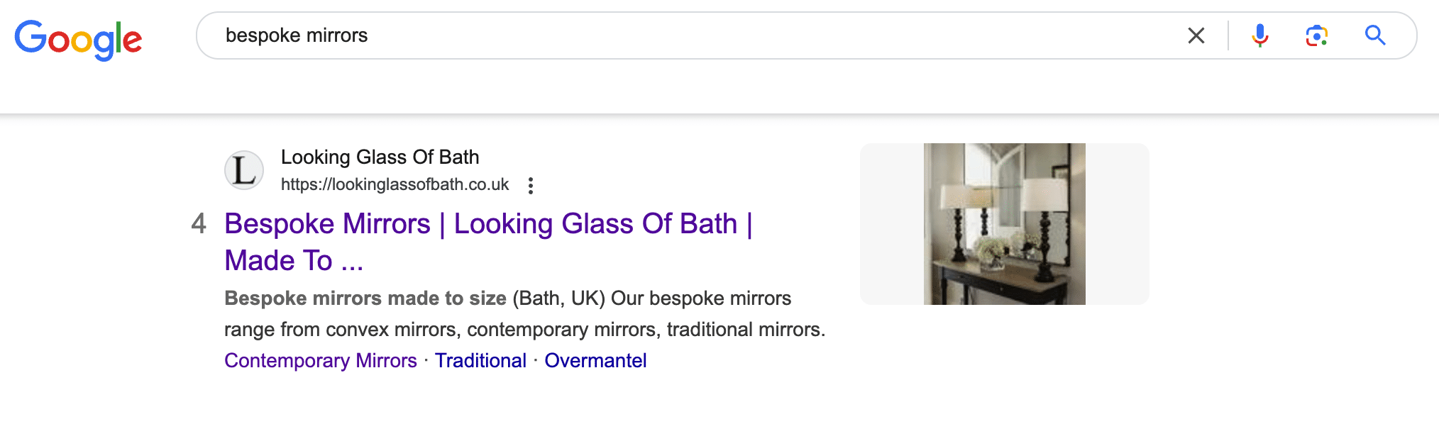 google serp