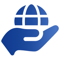 blue charity icon