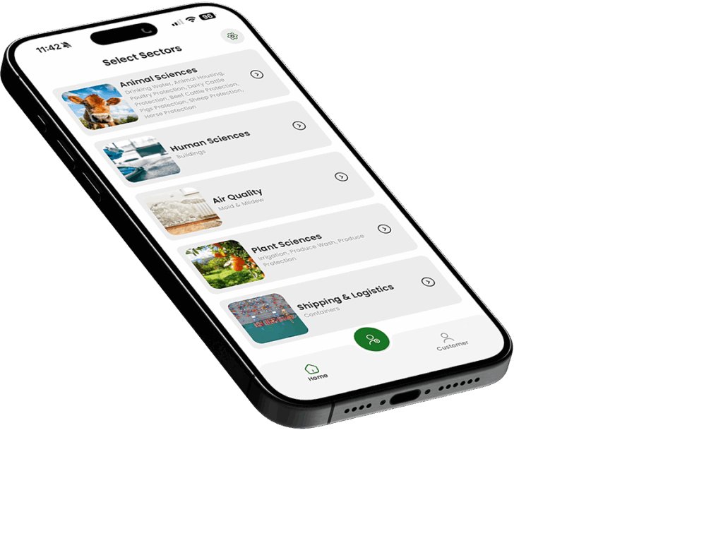 bespoke app on an iphone