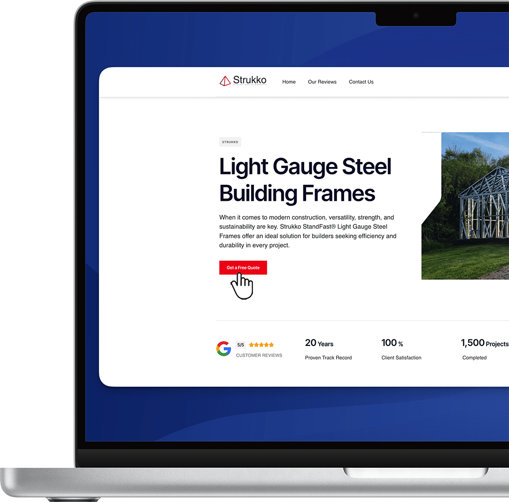 free landing page website for ppc