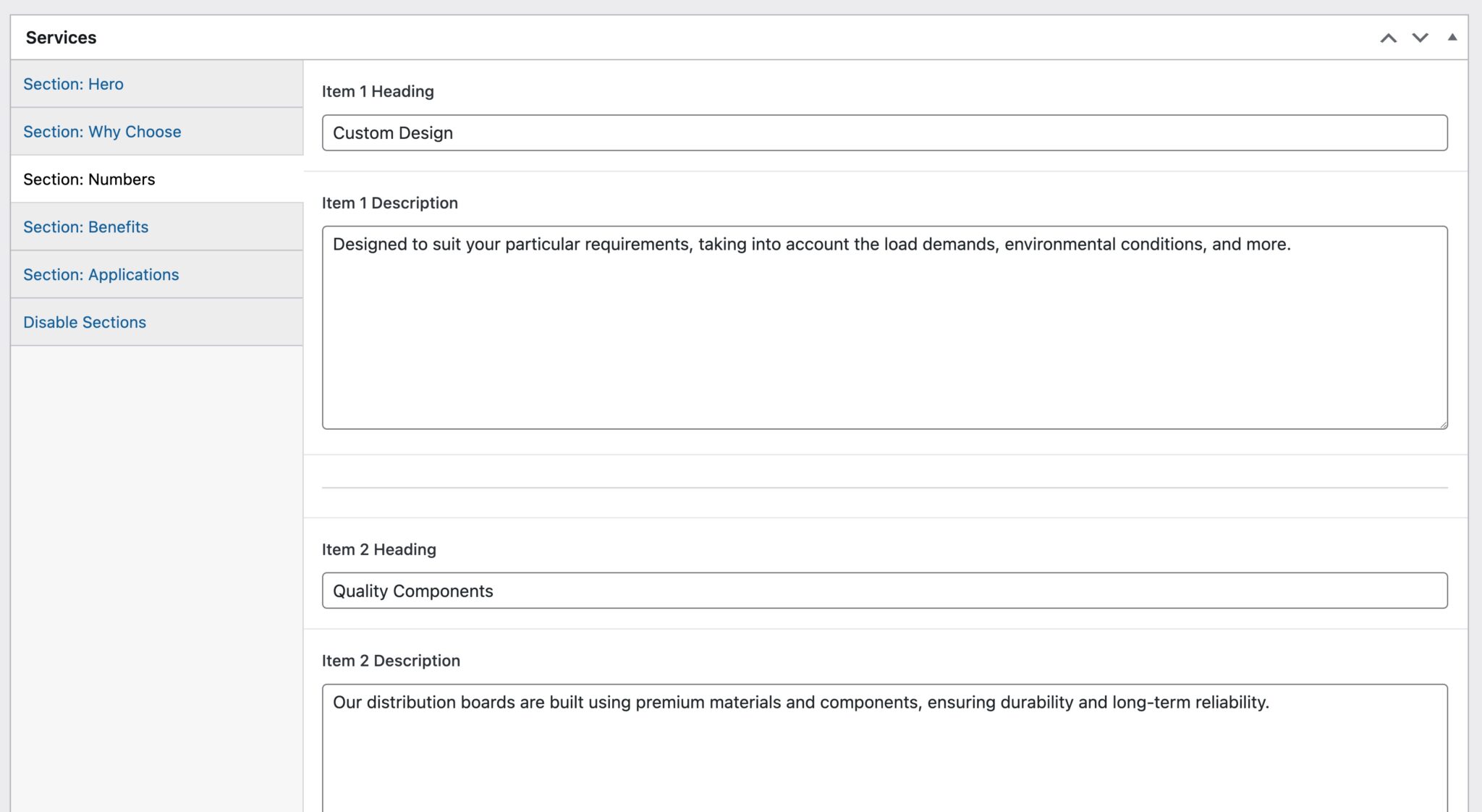 Coops Custom WordPress CMS screenshot