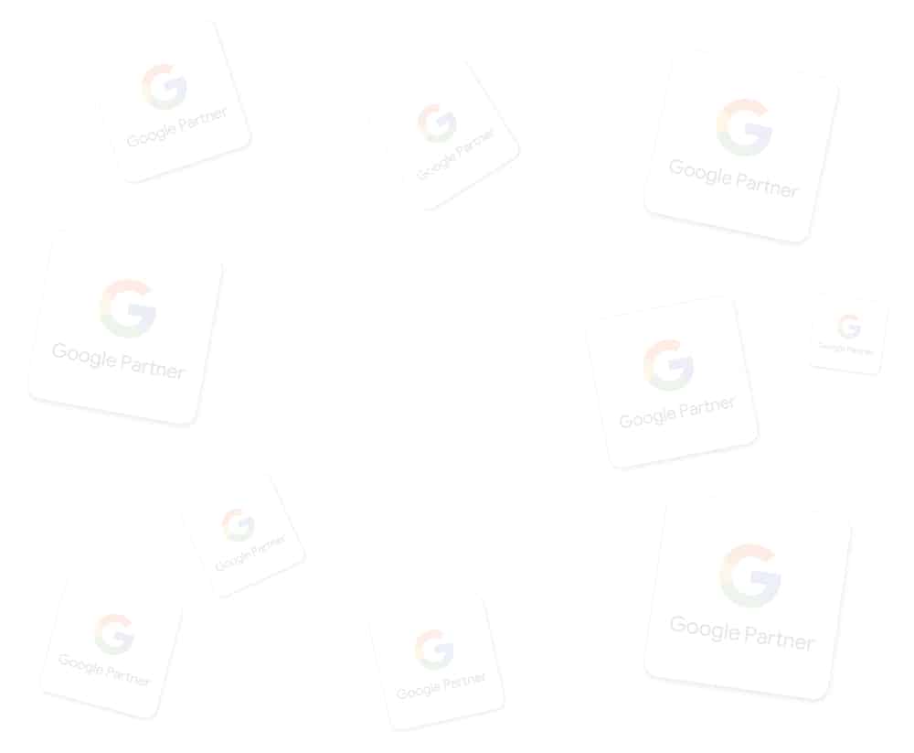 Google partner logo scattered around