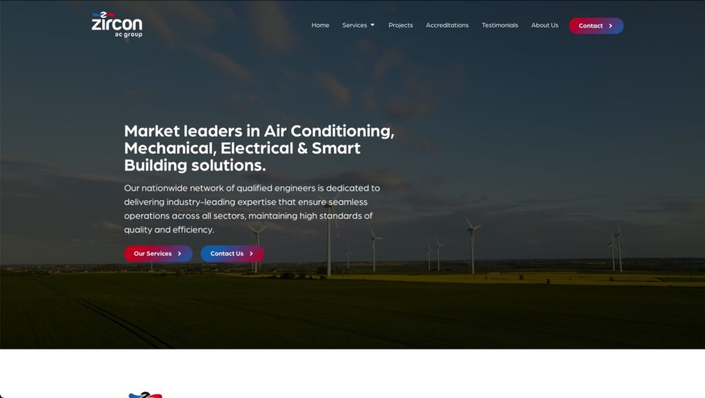 Zircon Web Design screenshot
