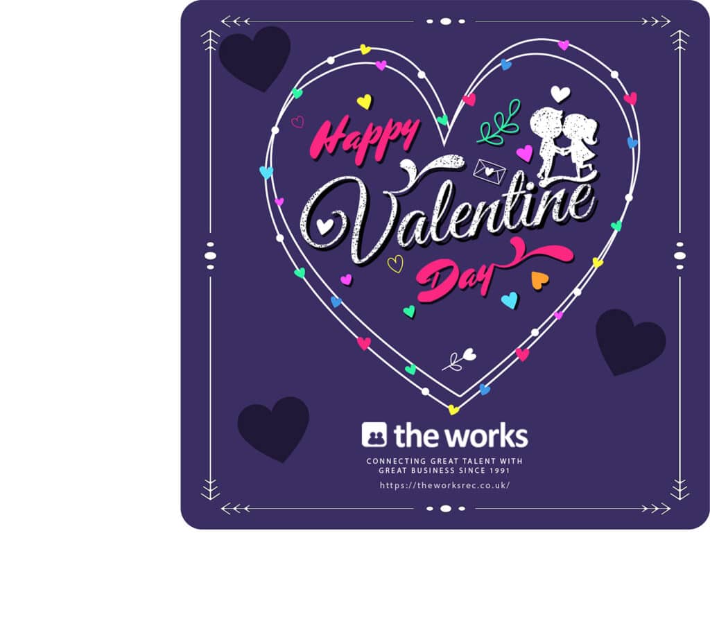 valentines social media post