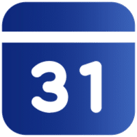 blue calendar icon